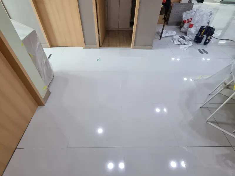 시공 진행 중